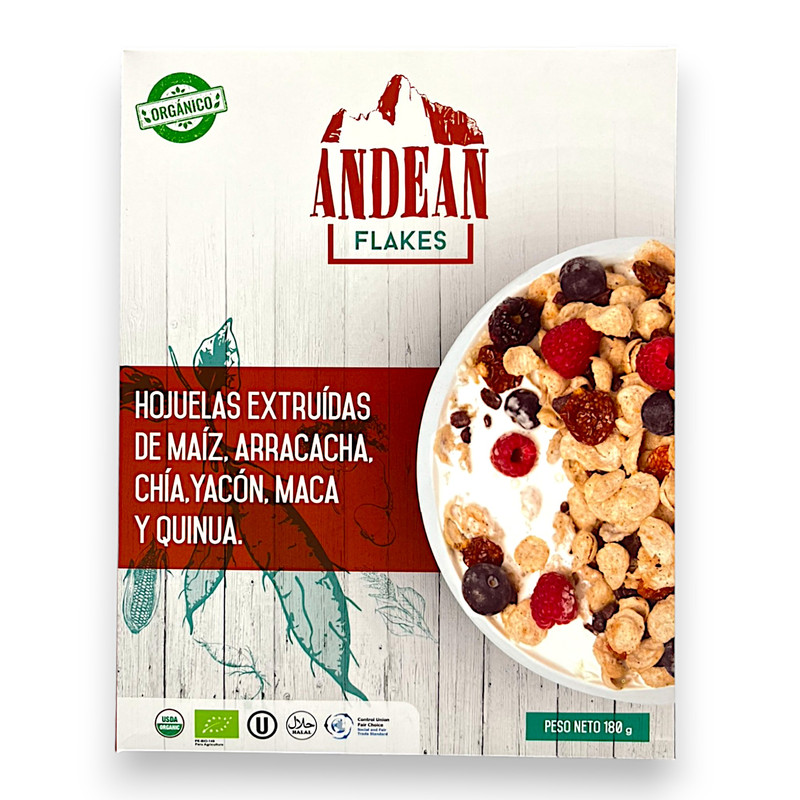 ANDEAN FLAKES CEREAL DE MAIZ 180G - ECOANDINO