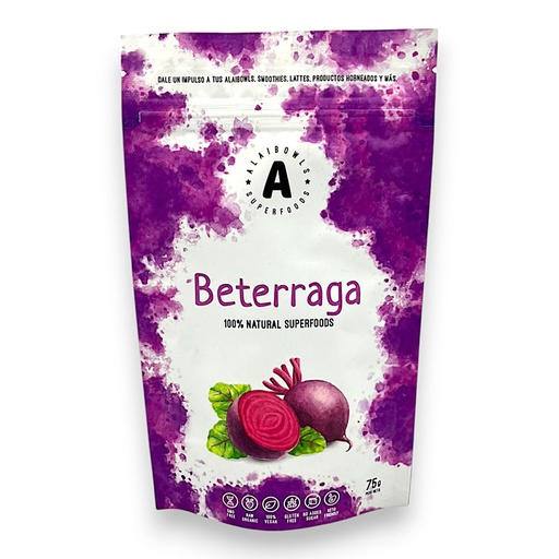 [1381] BETERRAGA LIOFILIZADO 75G - ALAIBOWLS