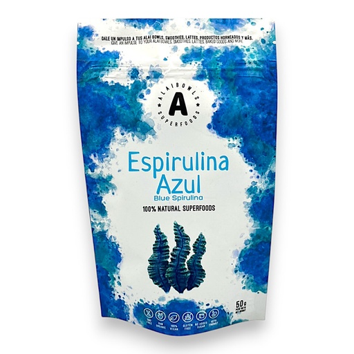[1384] ESPIRULINA AZUL LIOFILIZADO 50G - ALAIBOWLS