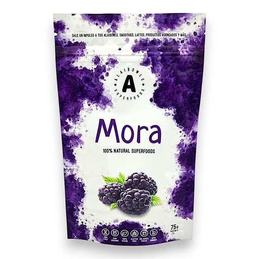 [1387] MORA LIOFILIZADO 75G - ALAIBOWLS