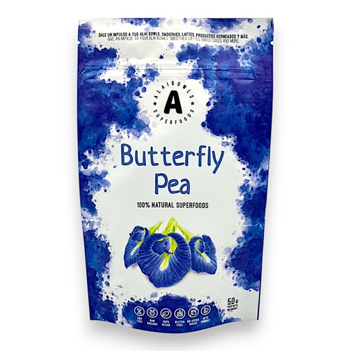 [1391] BUTTERFLY PEA LIOFILIZADO 50G - ALAIBOWLS