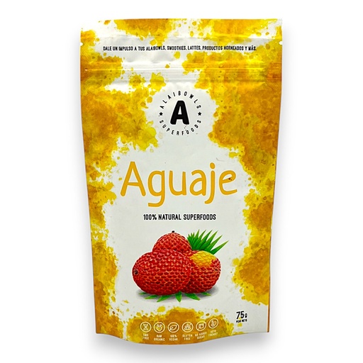 [1912] AGUAJE POLVO LIOFILIZADO X 75 G - ALAIBOWLS