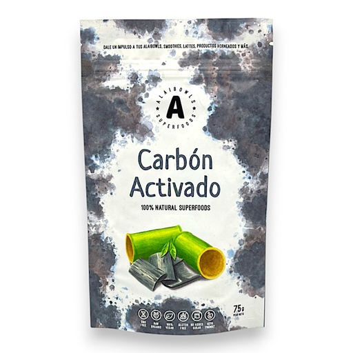[1914] CARBON ACTIVADO X 75 G - ALAIBOWLS