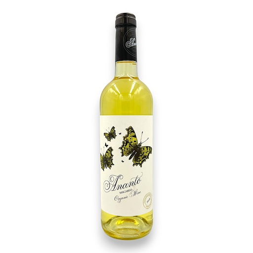 [1521] VINO ORGANICO BLANCO MACABEO 750ML - ANANTO