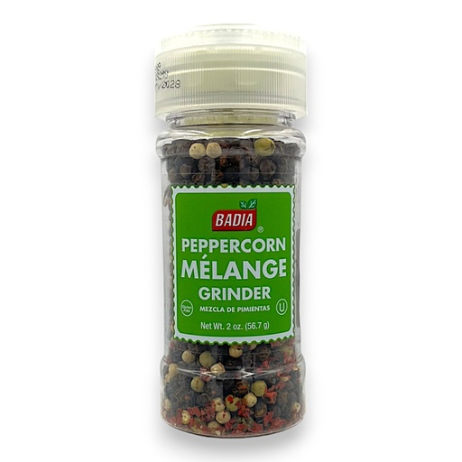 [1426] MEZCLA DE PIMIENTAS MOLINILLO (PEPPERCORN) 2 OZ - BADIA