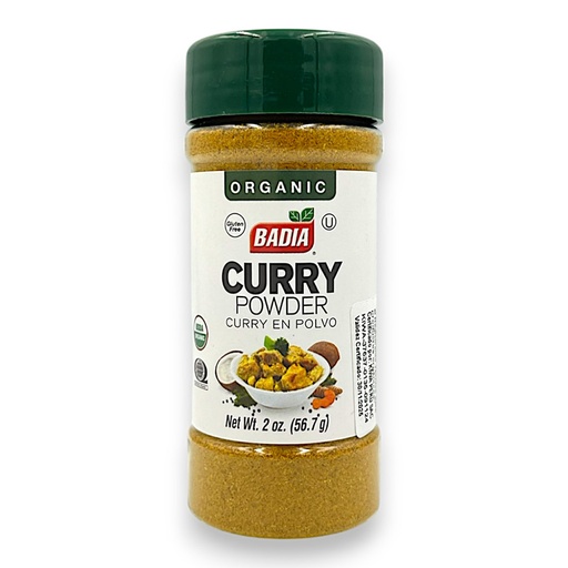 [1433] CURRY EN POLVO ORGANICO 2 OZ - BADIA