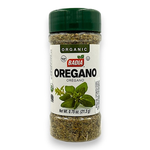 [3055] OREGANO ENTERO EN HOJAS ORGANICO 0.75 OZ - BADIA