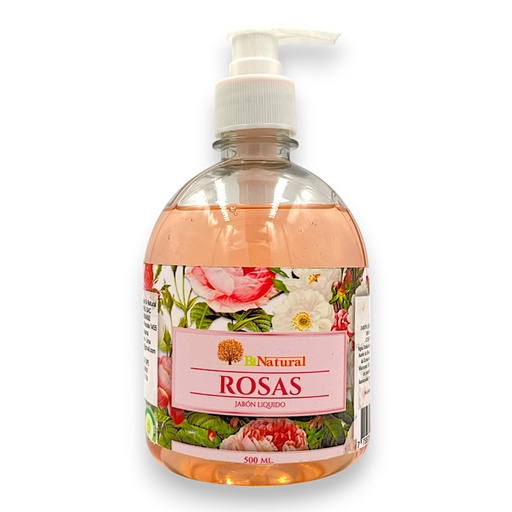 [2617] JABON LIQUIDO ROSAS 500ML - BINATURAL