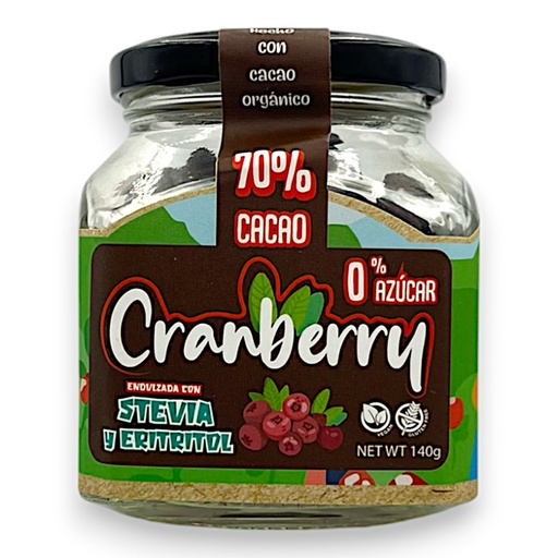 [1333] CRANBERRIES CON CHOCOLATE 80% 140G - CALYPSO