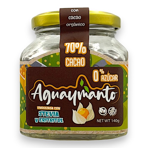 [1334] AGUAYMANTO CON CHOCOLATE 80% 140G - CALYPSO