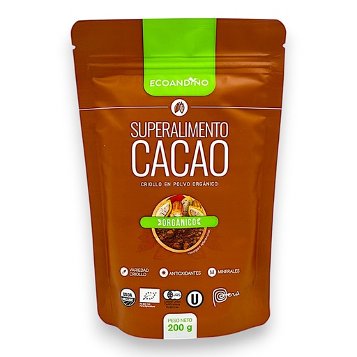 [3061] POLVO DE CACAO 200G - ECOANDINO