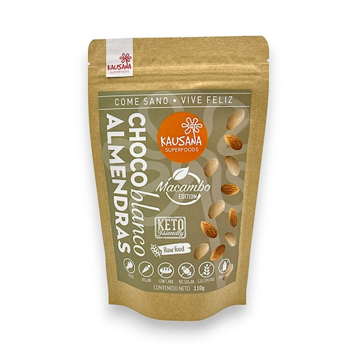 [3286] CHOCOALMENDRAS CON MACAMBO 110G - KAUSANA