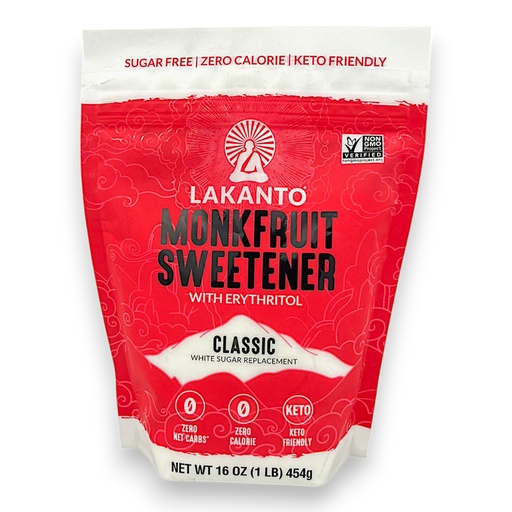 [2727] MONKFRUIT CLASSIC SWEETENER 454G - LAKANTO