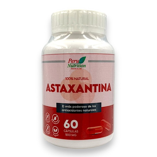 [3222] ASTAXANTINA 500MG 60 CAPS - PERU NUTRITION