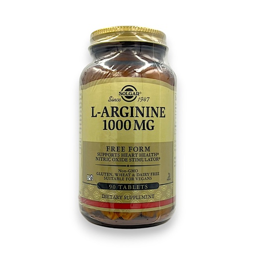 [3317] L - ARGININE 1000MG 90TABS - SOLGAR