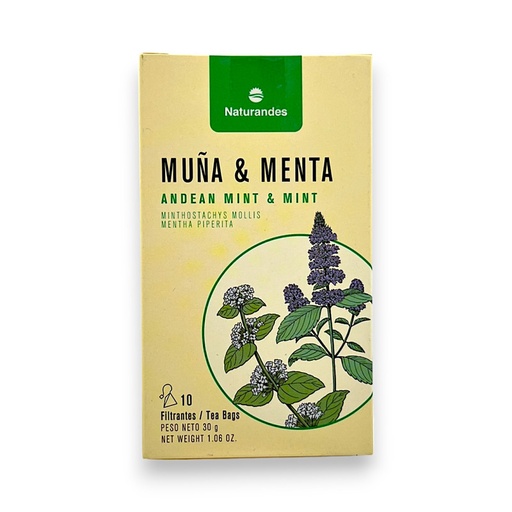 [3333] MUÑA Y MENTA 10U 30G - NATURANDES