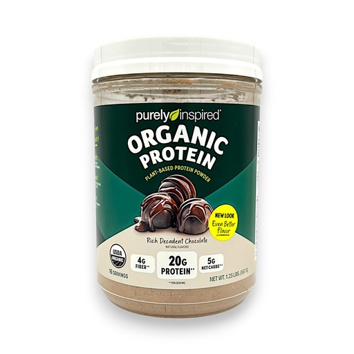 [3351] ORGANIC PROTEIN RICH DECADENT CHOCOLATE 567G - PURELY INSPIRED